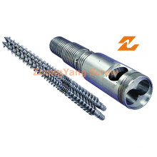 Conical Twin Screw Barrel for PVC PE Cable Extrusion Screw Barrel